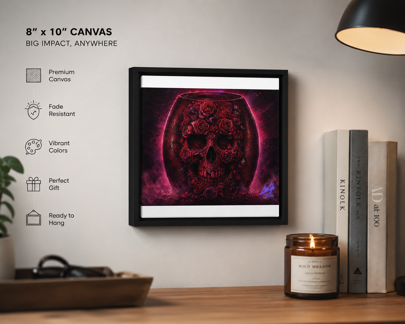 Framed canvas VelyonPR Strangelove artwork - Juanky Studio