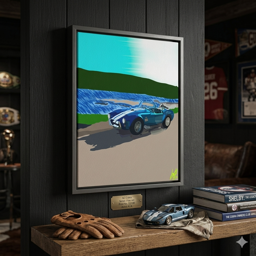 Framed Canvas Sunset Art Featuring the Beast