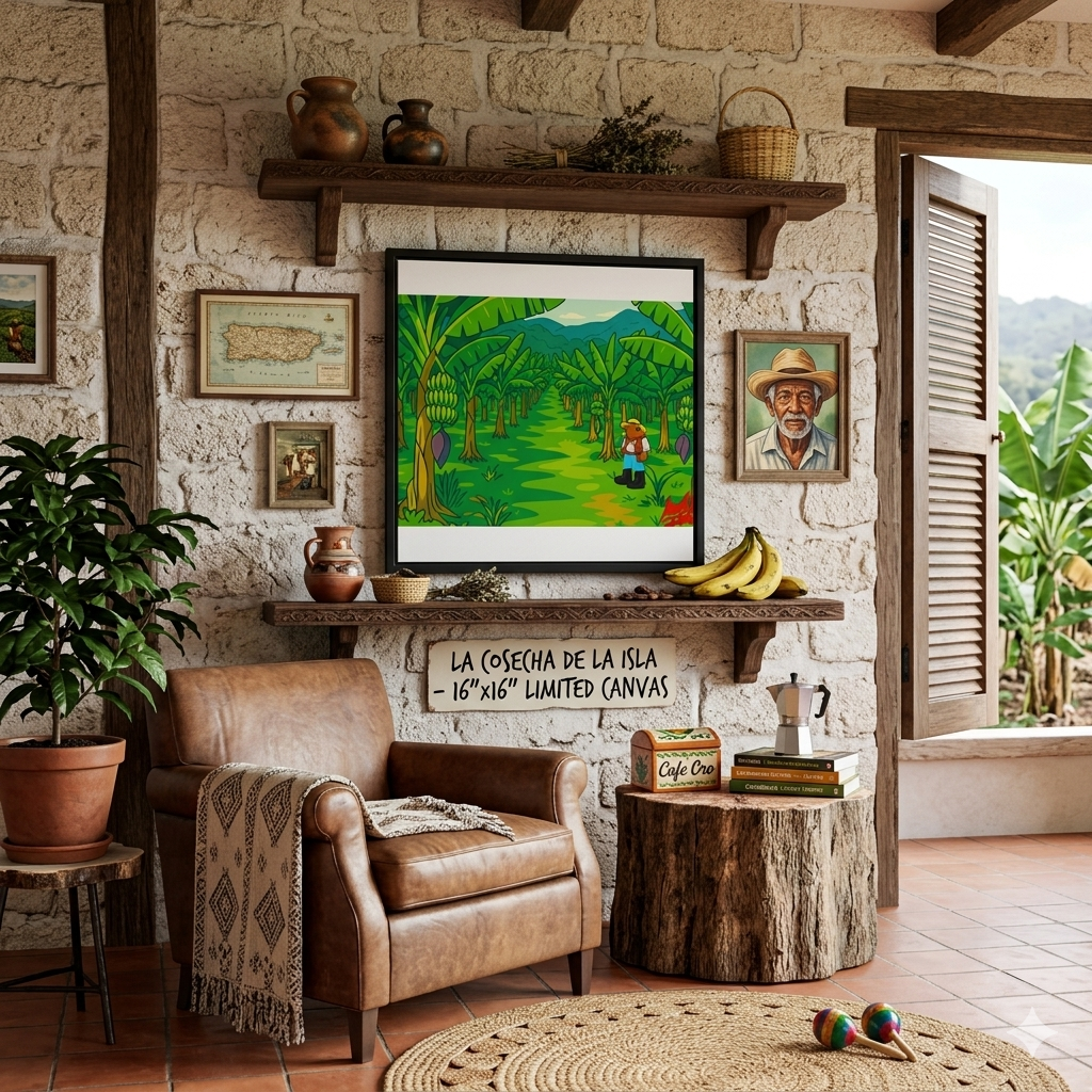 Framed canvas La cosecha de la vida - Juanky Studio