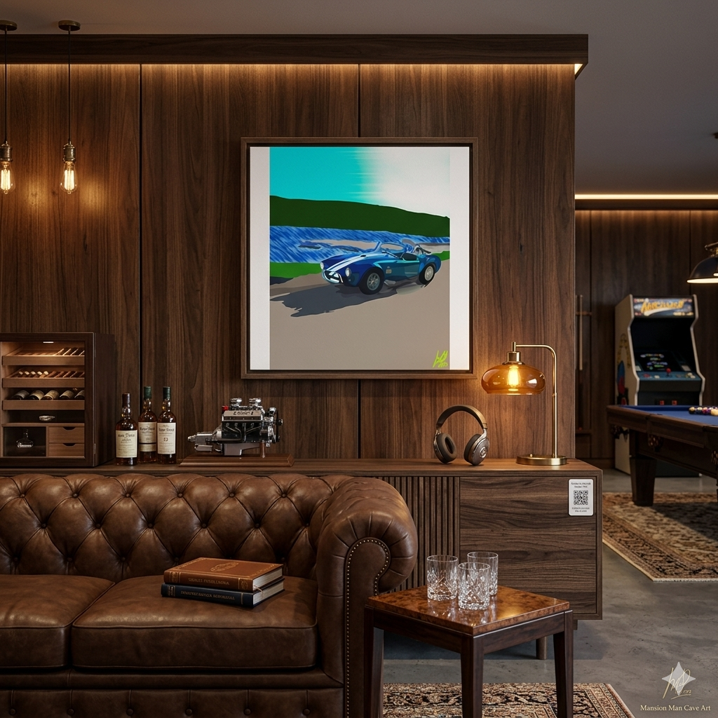 Framed Canvas Sunset Art Featuring the Beast